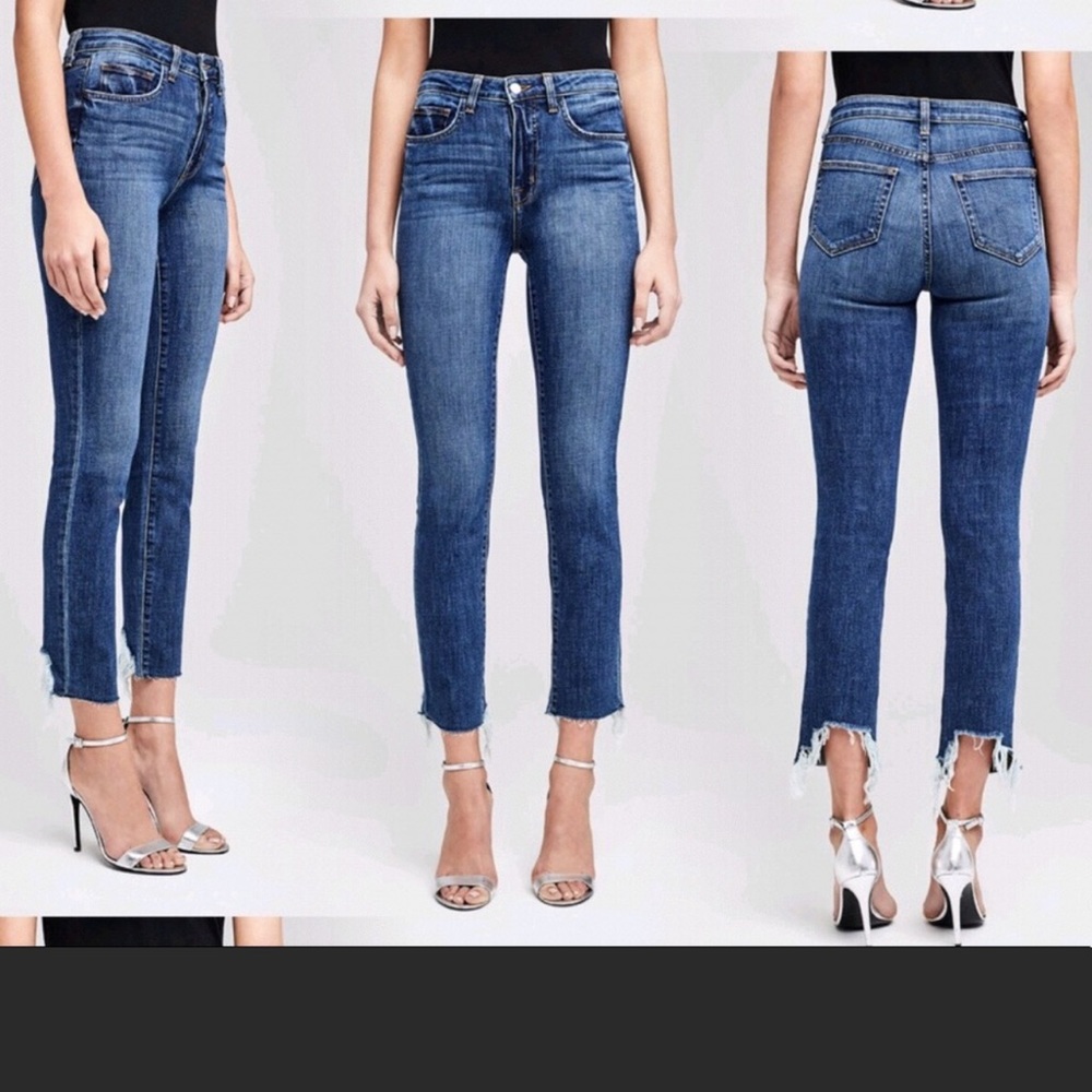 L’AGENCE Lorelei Ultra High Rise Straight Classic Light Vintage Size 28